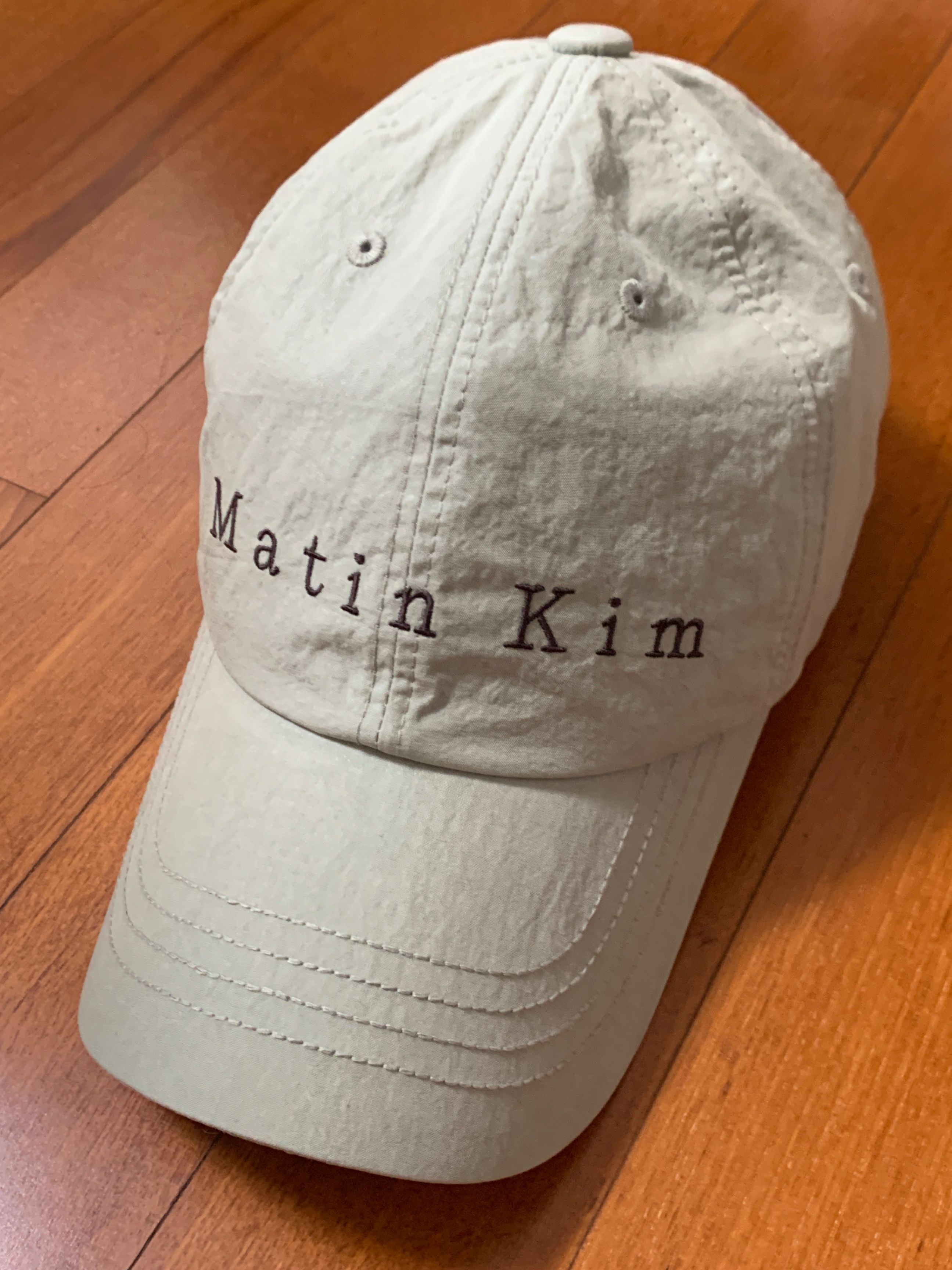 MUSINSA | MATIN KIM MATIN TYPO BALL CAP IN NAVY