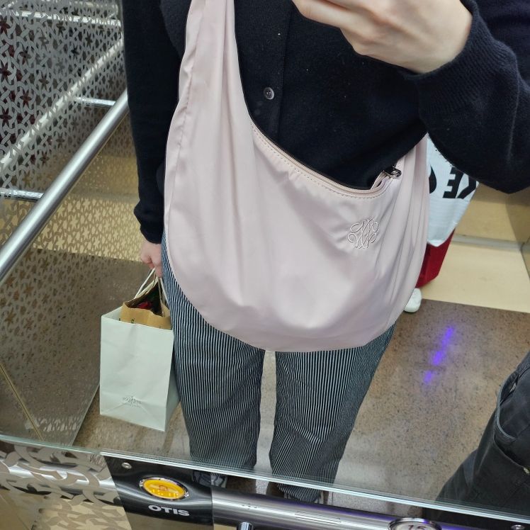 ★NlCK&NLCOLE★ NICOLE NYLON SHOULDER KNOT BAG_LIGHT GRAY MUSINSA | NICK&NICOLE NICOLE NYLON SHOULDER KNOT BAG_LIGHT GRAY