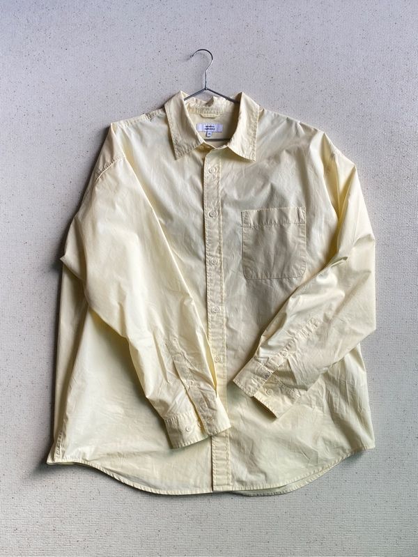 MUSINSA | MUSINSA STANDARD Oversized washed poplin shirt [white]