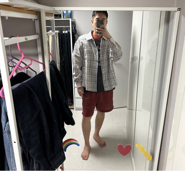 MUSINSA | COOR Madras Checkered Oversized Parka Ring Shirt