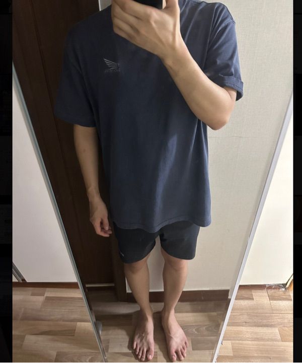 Tシャツ・カットソー HONDA MOTORCYCLE Original Wing Small logo Tshirt PG Charcoal Honda Vintage Wing T-Shirt - Charcoal