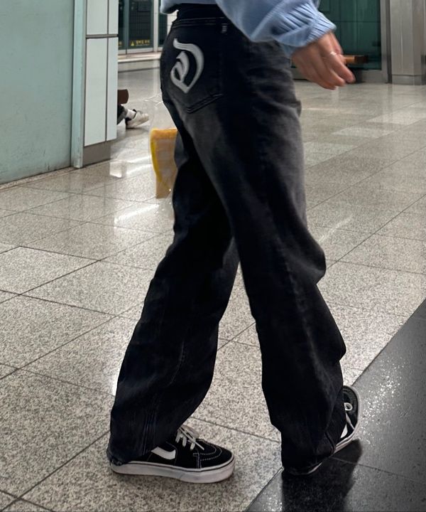 【ODOR】Nas raw wide denim MUSINSA | ODOR Nas raw wide denim in black