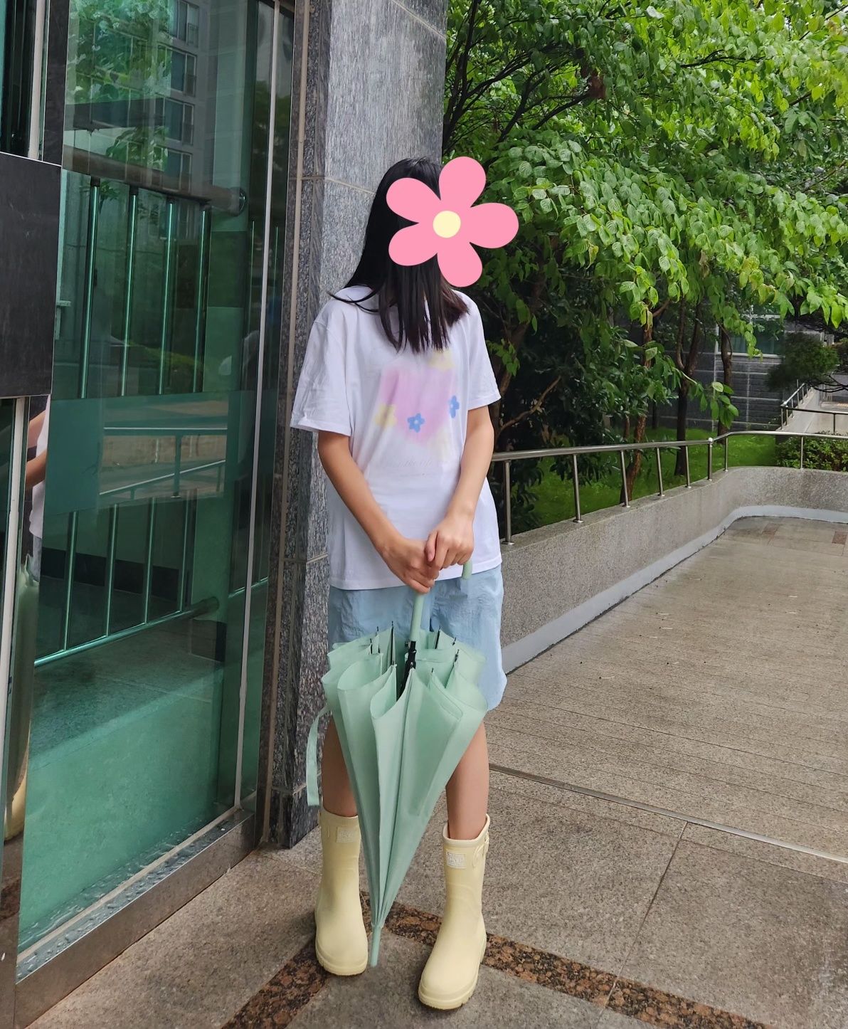 MUSINSA | SHOEHI Rosalie Belt Middle Rain Boots (2 Colors)_R0011