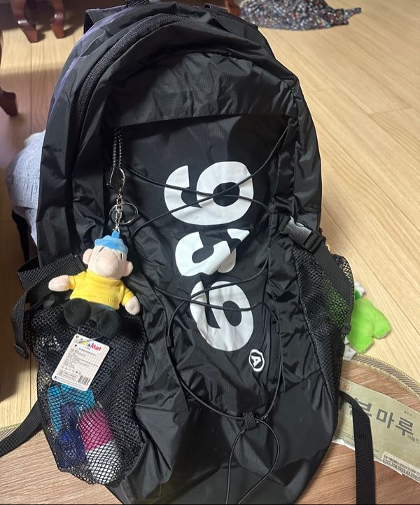 MUSINSA公式 | ARCHIVE BOLD 939 LOGO BACKPACK (BLACK)