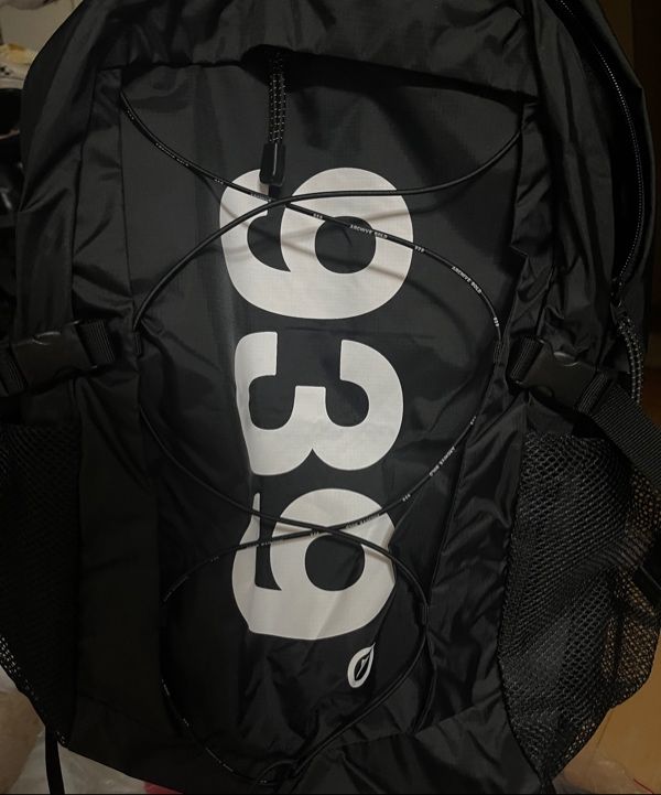 MUSINSA公式 | ARCHIVE BOLD 939 LOGO BACKPACK (BLACK)