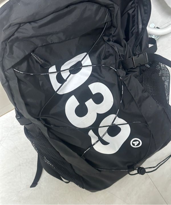 MUSINSA公式 | ARCHIVE BOLD 939 LOGO BACKPACK (BLACK)