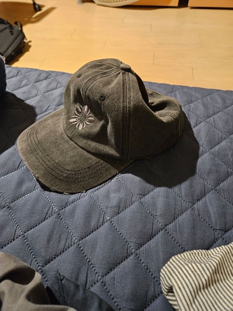 ★ulkin★ Runway Mugung Embroidery Pigment Ball Cap Charcoal MUSINSA | ULKIN [Runway] MUGUNG Embroidery Pigment Ball