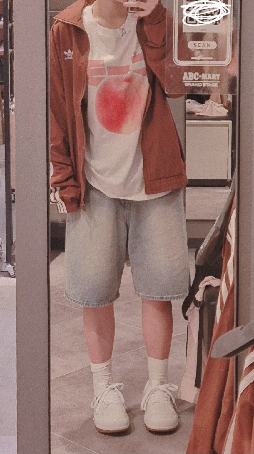 【CHANCECHANCE】24SS PEACH T-SHIRT MUSINSA | CHANCECHANCE PEACH T-SHIRT