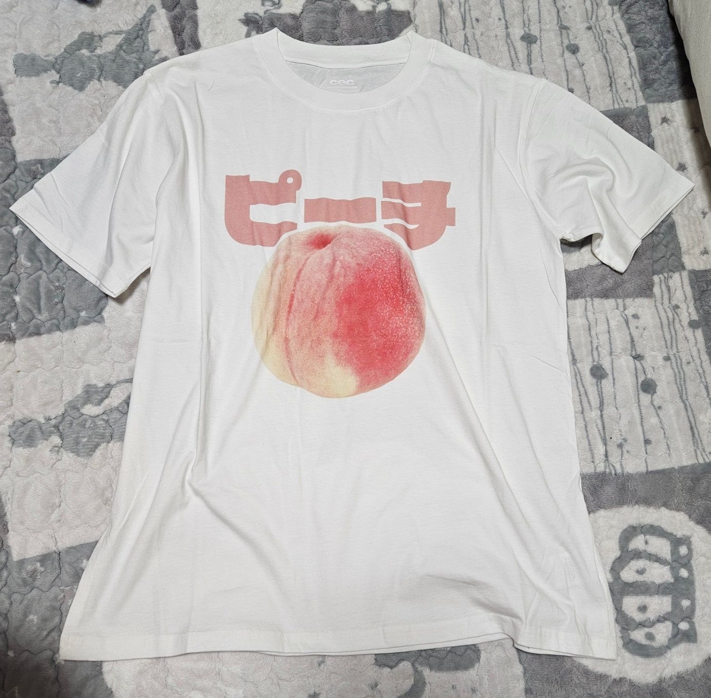 【CHANCECHANCE】24SS PEACH T-SHIRT MUSINSA | CHANCECHANCE PEACH T-SHIRT