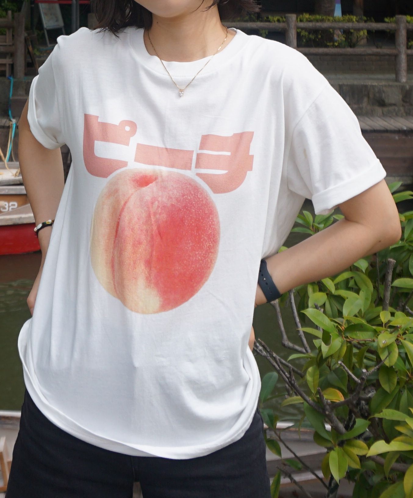 【CHANCECHANCE】24SS PEACH T-SHIRT MUSINSA | CHANCECHANCE PEACH T-SHIRT