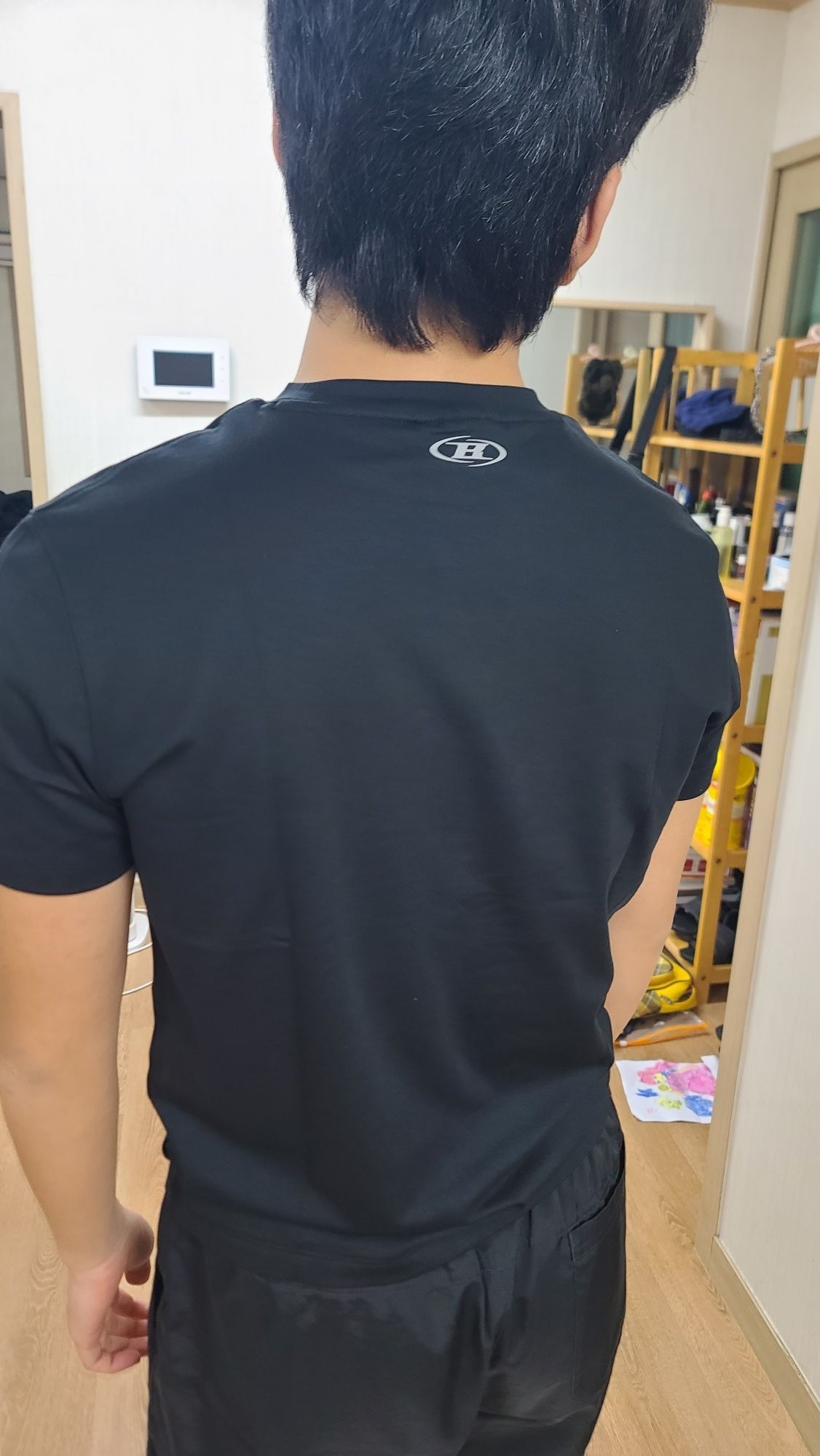 MUSINSA公式 | BORN TO WIN BRN REFLECTIVE MUSCLE FIT T-SHIRTS