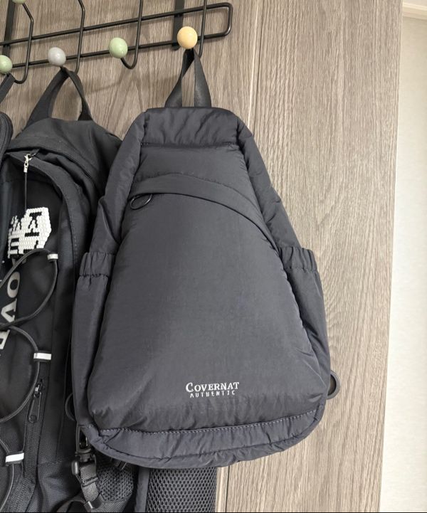 [COVERNAT]★25SS★韓国人気★LITE SLING BAG Cocoon Day Sling | Black Neoprene