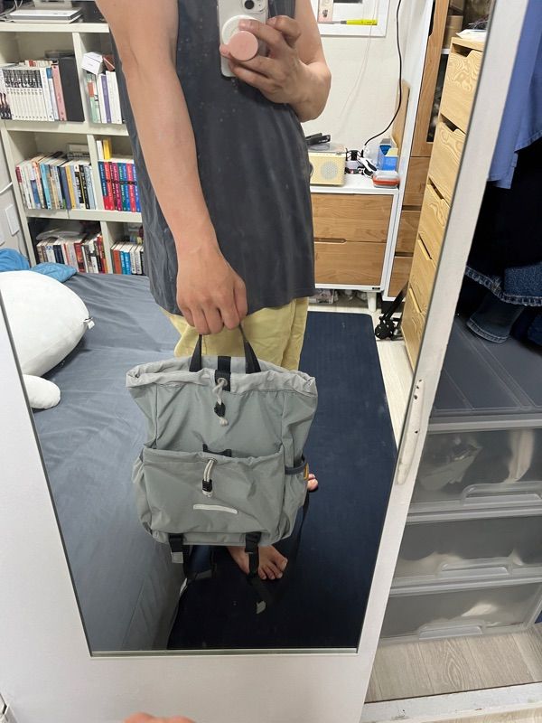 バックパック・リュック RAWROW String Mini Backpack 763 ep.3 5 Colors MUSINSA | RAWROW String Mini Backpack 763 ep.3 Brown&Sky Blue