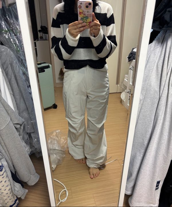 MUSINSA | LE skirt layered pants (black)