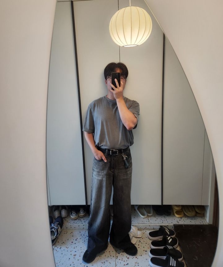 Tシャツ・カットソー COOR Pigment Dying Cotton T shirt 5JH873 MUSINSA | COOR Pigment Dying Cotton T-shirt (Washed Gray)