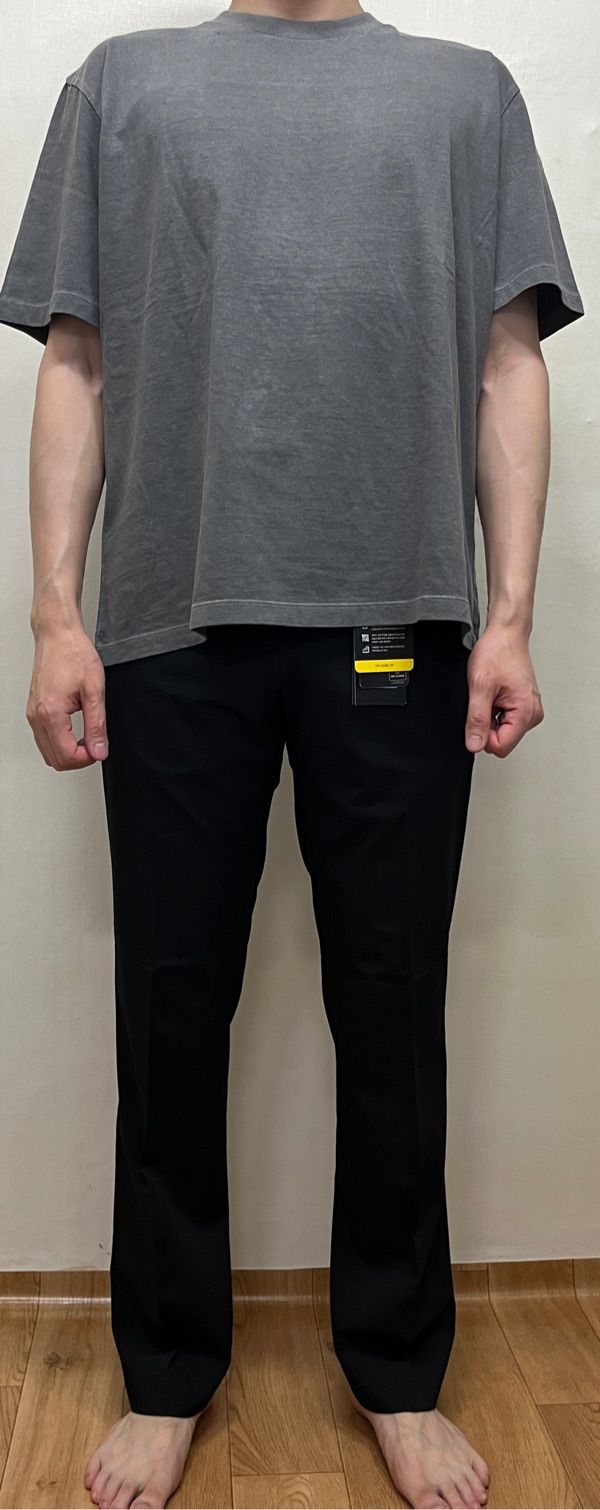MUSINSA | COOR Pigment Dying Cotton T-shirt (Washed Gray)