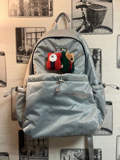 MUSINSA | SSRL Raven Essential Backpack / Silver