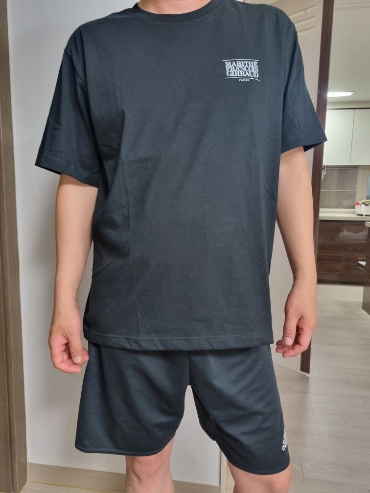 さらに100円引き◆MARITHE◆AEROCOOL CLASSIC LOGO TEE S] MARITHE AEROCOOL CLASSIC LOGO TEE,BLACK, MFG44UTS140-BLK