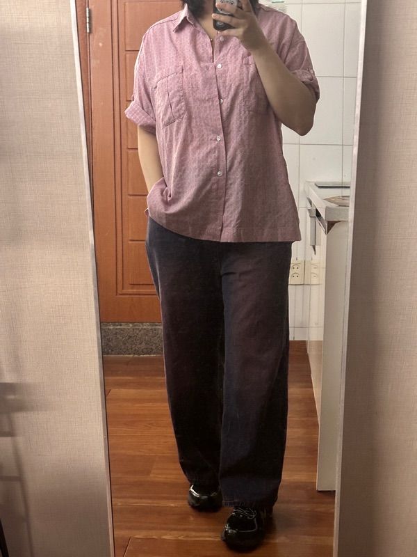 トップスその他 PARTIMENTO Classic Check Boxy Overfit Roll-up Shirt Off Whit MUSINSA | PARTIMENTO Classic Check Boxy Overfit Rollup Half