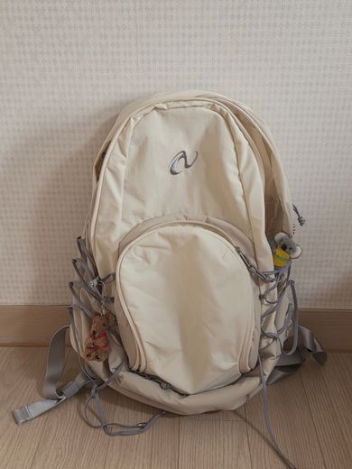 MUSINSA | NDY (nerdy) Almond Backpack Ivory