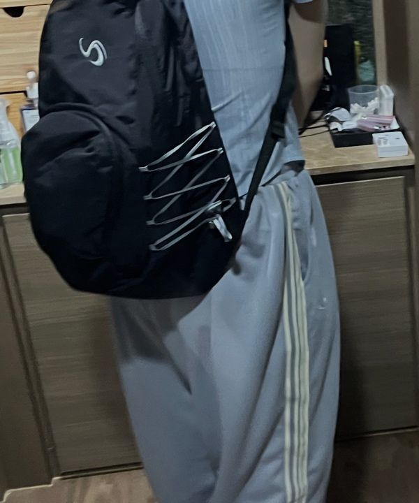 MUSINSA公式 | NERDY Almond Backpack Black