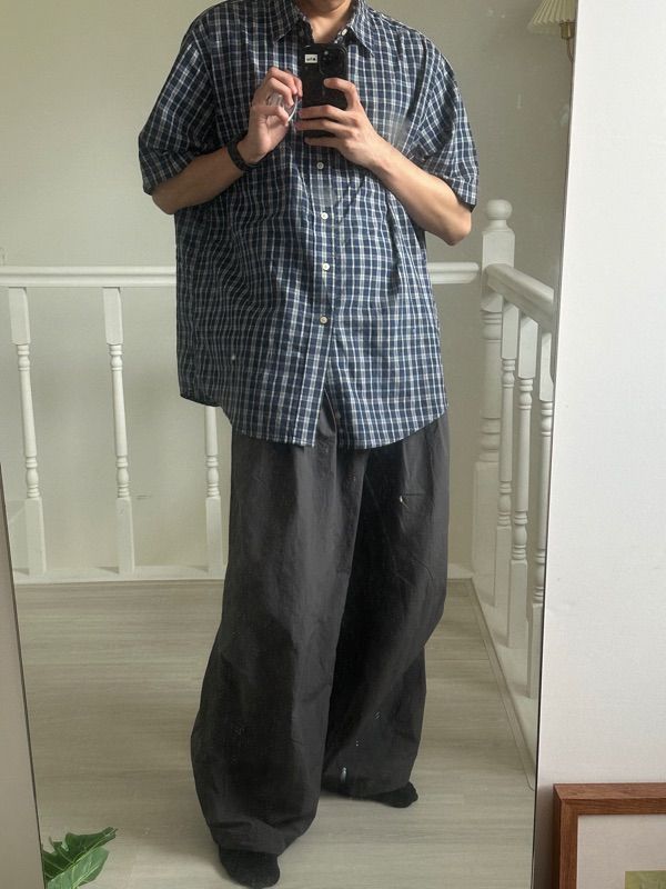 【ANGLAN】24SS★ [AG] Nylon Tuck Belt String Balloon Pants 17ad90427215a9e5c91ac6e9bc05f1