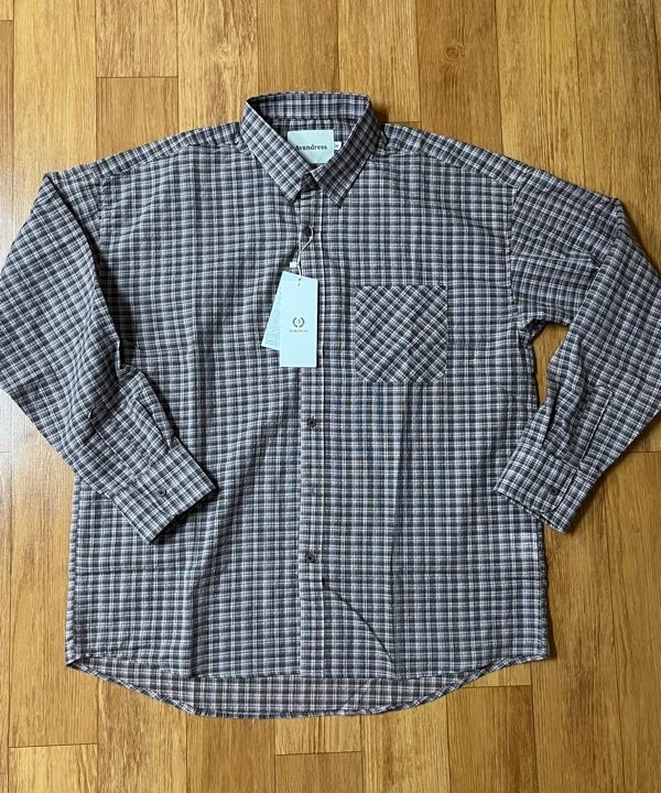 MUSINSA公式 | AVANDRESS OL Overfit Check Shirt PINK