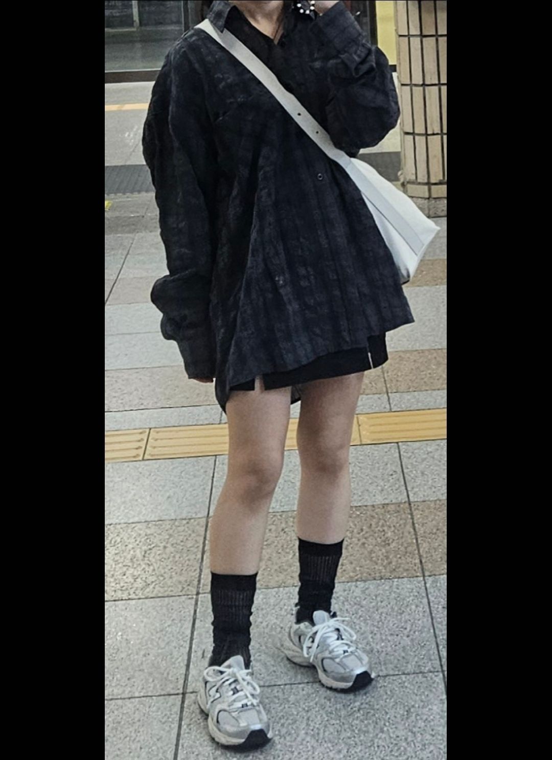 AVANDRESS ■ Smith Overfit Check Shirt MUSINSA | AVANDRESS Smith Overfit Check Shirt CHARCOAL