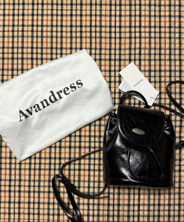 ★2024SS新作★AVANDRESS★Leather Mini Backpack Designer fashion, Seoul-fully created | W Concept