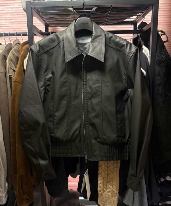 MUSINSA公式 | BOWLOW PRODUCT クロップレザージャケット