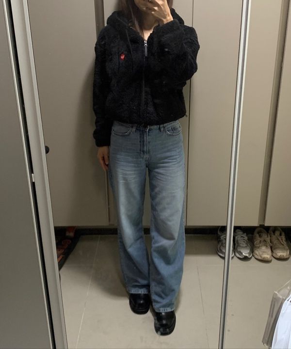 フリースジャケット COVERNAT Women Sherpa Hoodie Zip-Up Jacket Black CO2204JK72B MUSINSA | COVERNAT WOMAN Women's Sherpa Hoodie Zip-Up Jacket