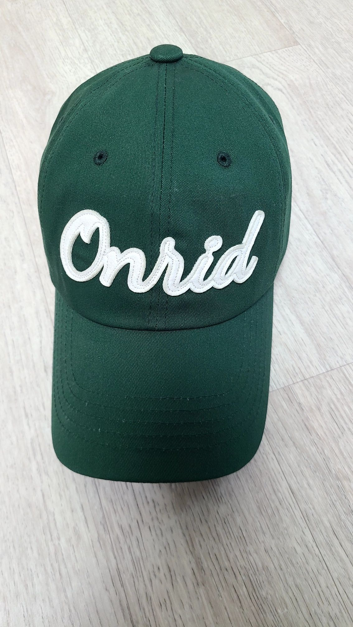 MUSINSA | ONRIDPROJECT Applique Twill Logo Ball Cap - Beige