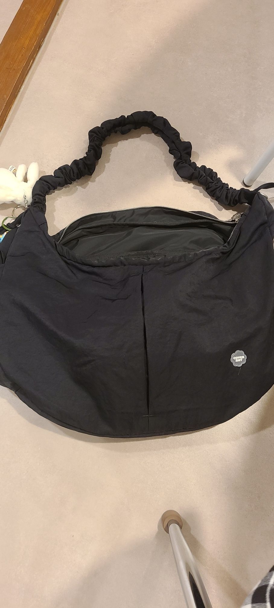 MUSINSA公式 | COVERNAT WOMAN Clover Heart Shirring Big Nylon