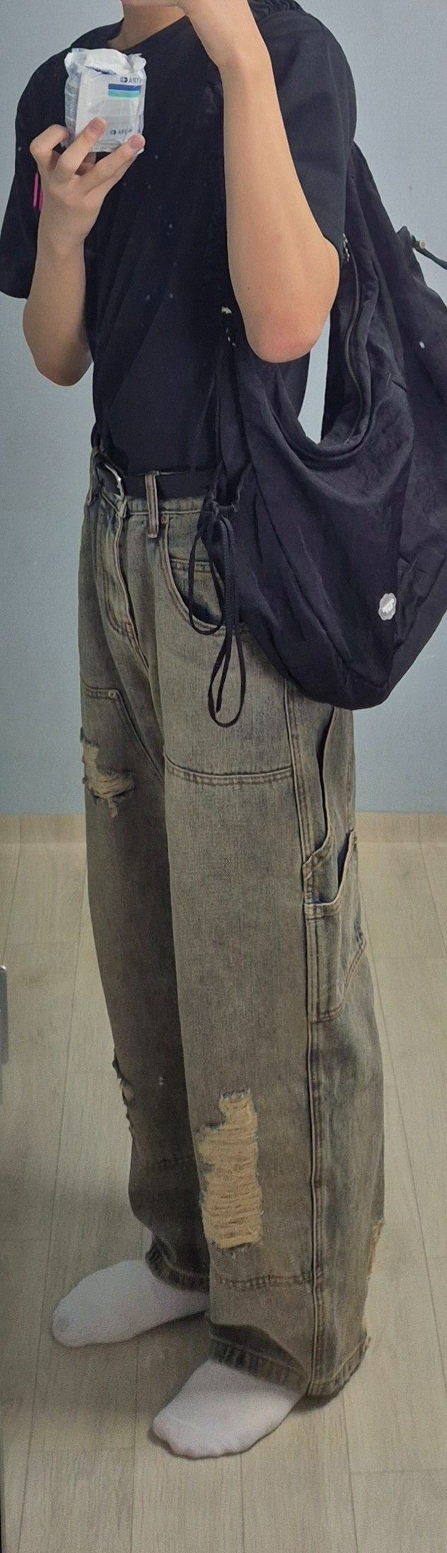 MUSINSA | COVERNAT WOMAN Clover Heart Shirring Big Nylon