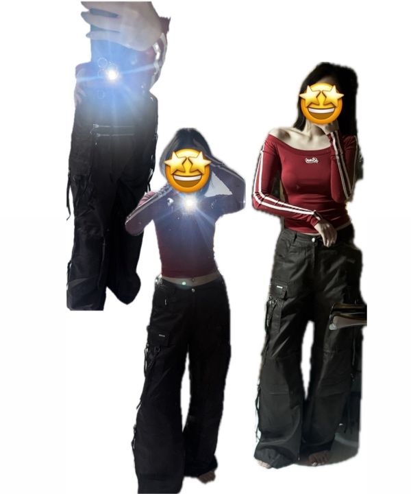 MUSINSA | BADBLOOD Multi-Strap Cargo Pants - Tobacco Parasuit