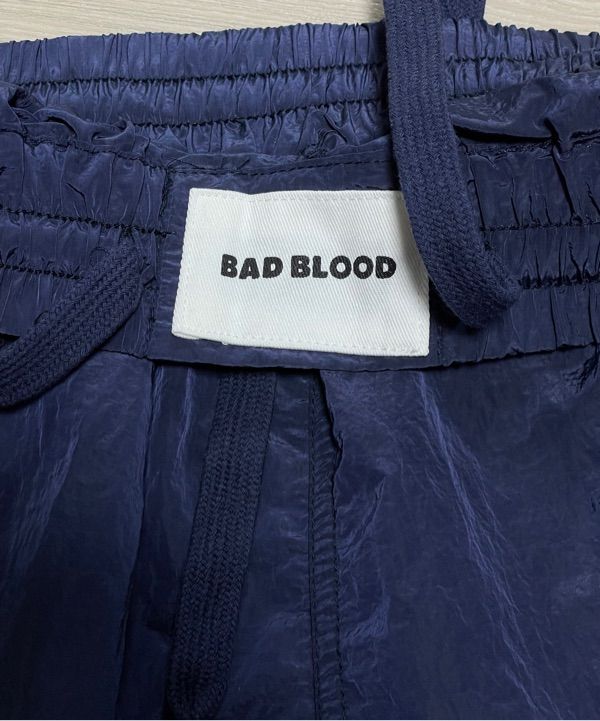MUSINSA | BADBLOOD ADS Vintage Nylon Track Pants - Navy