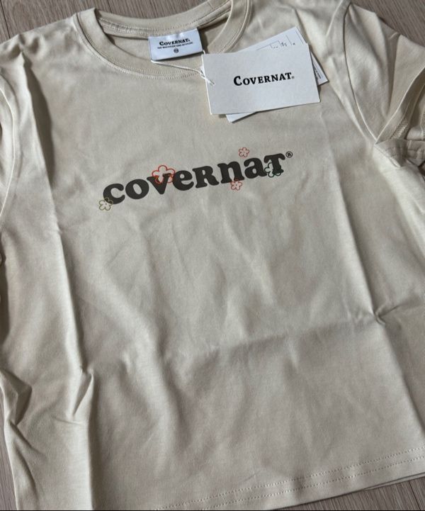 MUSINSA | COVERNAT WOMAN Women's Crop Sketch Logo Baby T