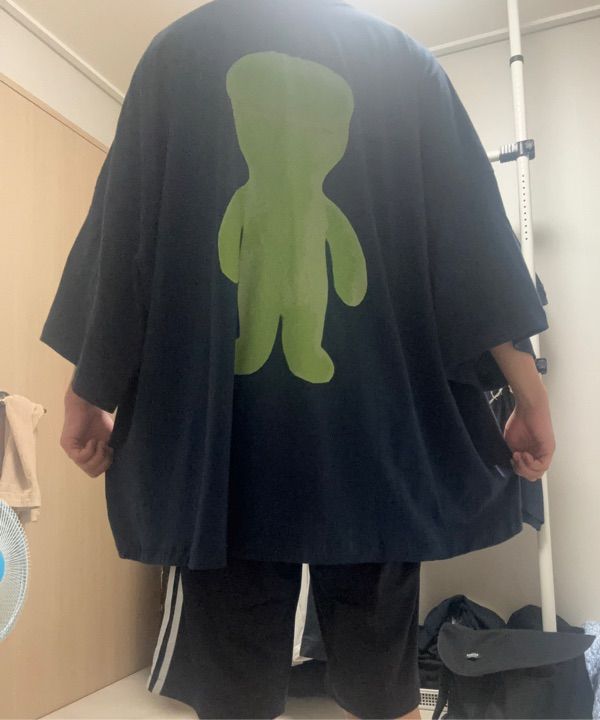 MUSINSA | HOODHOOD Alien Graphic Oversized fit Short-sleeved