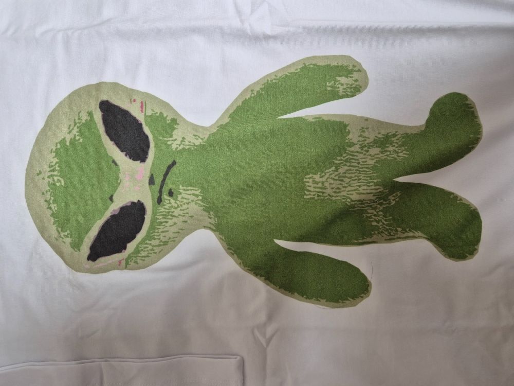 MUSINSA | HOODHOOD Alien Graphic Oversized fit Short-sleeved