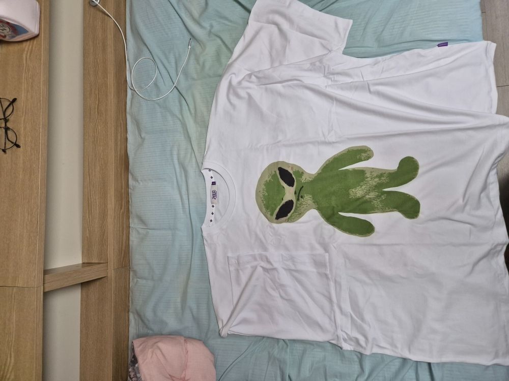 MUSINSA | HOODHOOD Alien Graphic Oversized fit Short-sleeved