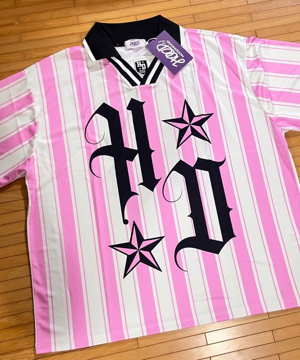 HOODHOOD ♥ HD Football collar jersey T-shirts/追跡付 MUSINSA | HOODHOOD HD Football Collar Jersey Short-sleeved T