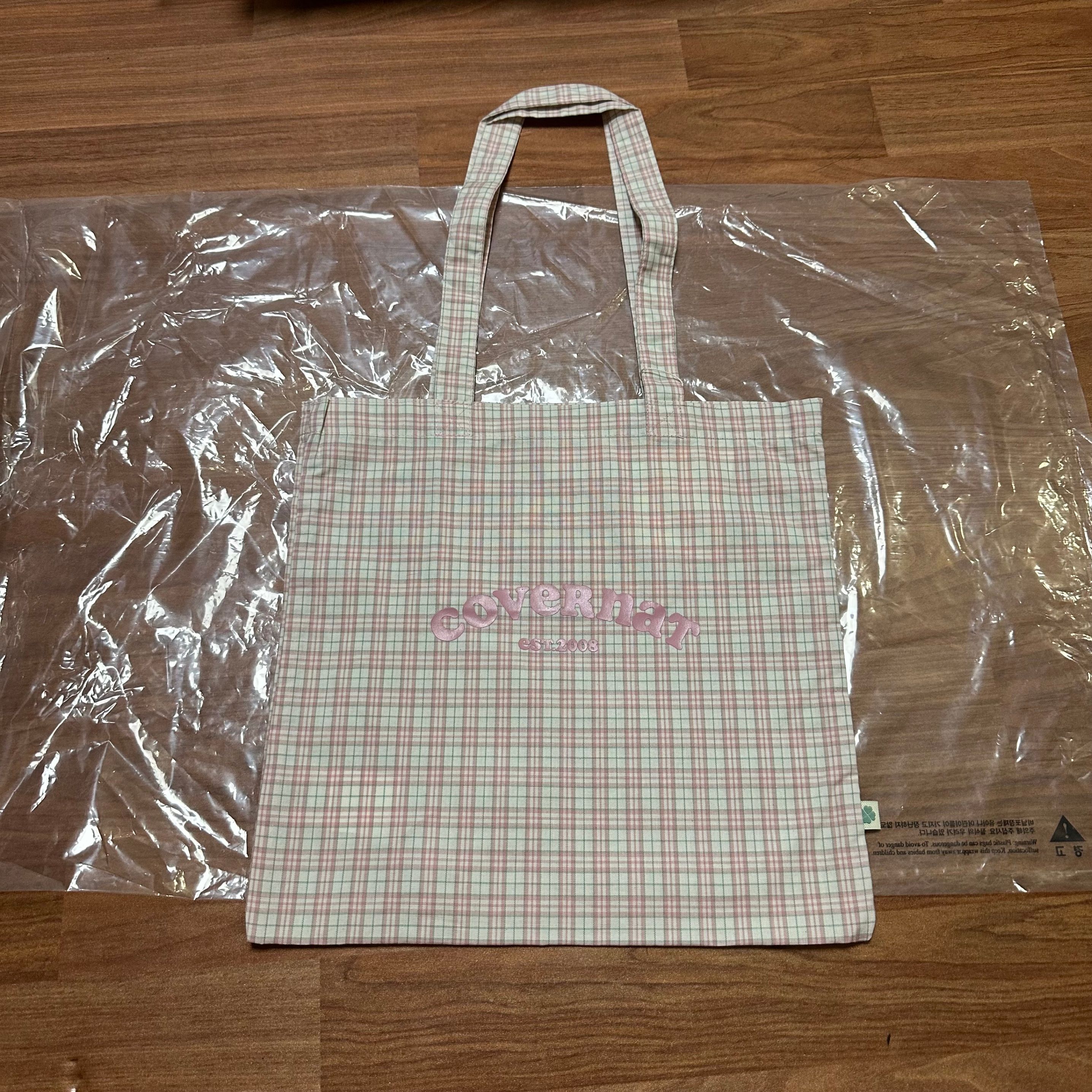 韓国人気ファッション[COVERNAT] CLOVER HEART BIG ECO BAG MUSINSA公式 | COVERNAT WOMAN Clover Heart Big Eco Bag Ivory