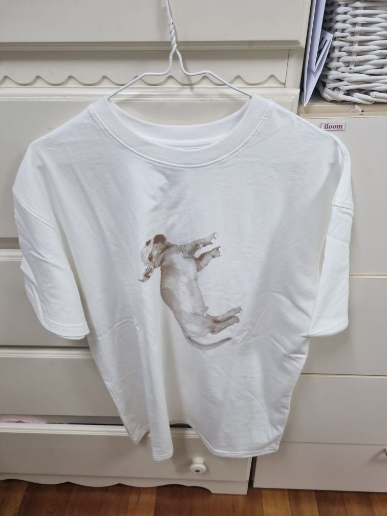 [AEAE]aeae X PEAKBOY BARNEY T-SHIRTS 【WHITE】(ピークボー MUSINSA | AEAE aeae x PEAKBOY BARNEY T-SHIRTS [WHITE]