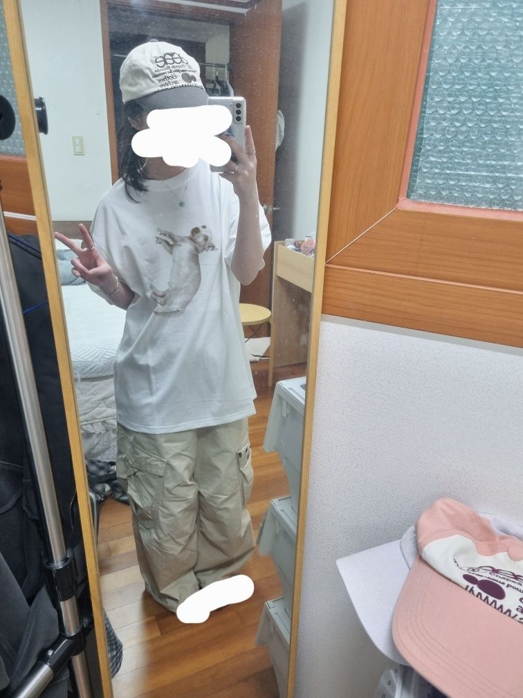 ★AEAE★ aeae X PEAKBOY BARNEY TSHIRTS WHITE MUSINSA | AEAE aeae x PEAKBOY BARNEY T-SHIRTS [WHITE]