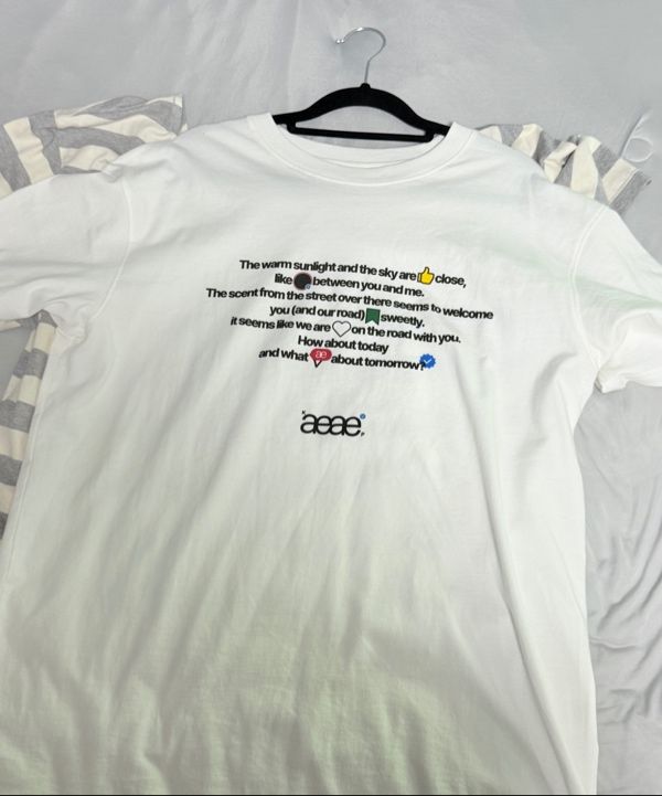 Tシャツ・カットソー aeae X PEAKBOY WALK T-SHIRTS MUSINSA公式 | AEAE aeae x PEAKBOY WALK T-SHIRTS [WHITE]