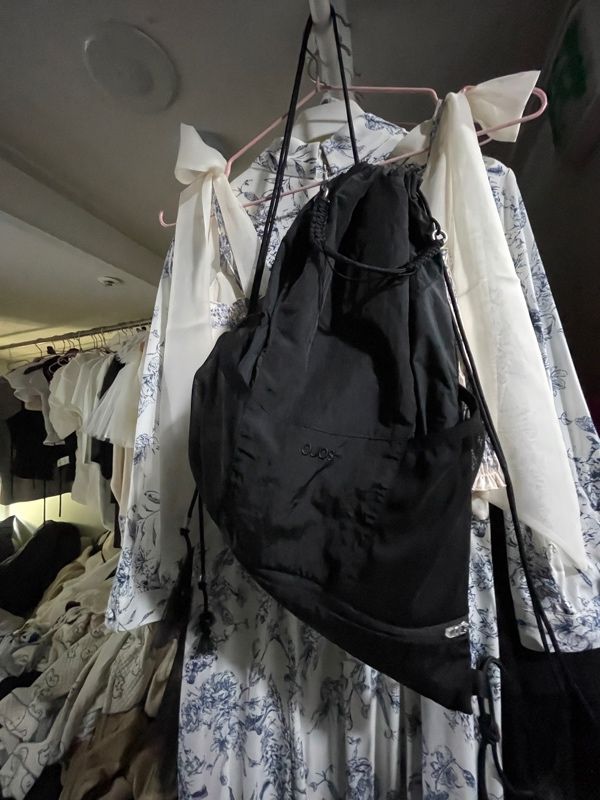 【OJOS】 SHEER SHOECASE MESH GYMSACK ★送料・関税込★ MUSINSA | OJOS Sheer Shoecase Mesh Gymsack / Black