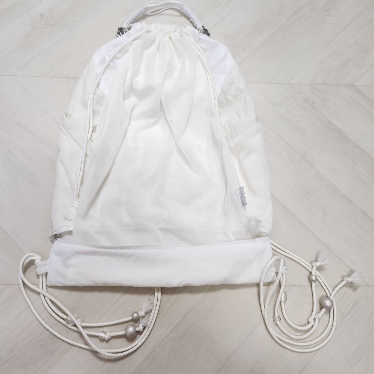 【OJOS】 SHEER SHOECASE MESH GYMSACK ★送料・関税込★ OJOS | Sheer Shoecase Mesh Gymsack - 베스트셀러 아이템