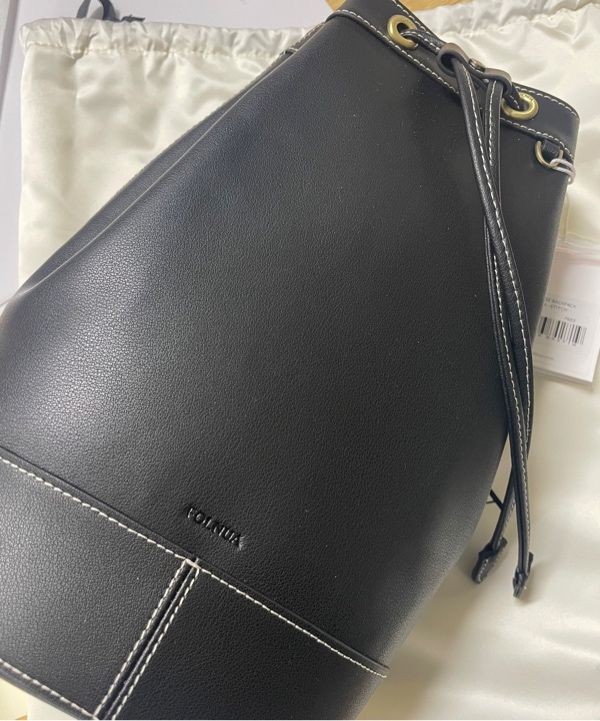 ★2025SS新作★FOLNUA★VASE BACKPACK - STITCH MUSINSA | FOLNUA VASE BACKPACK [BLACK - STITCH]