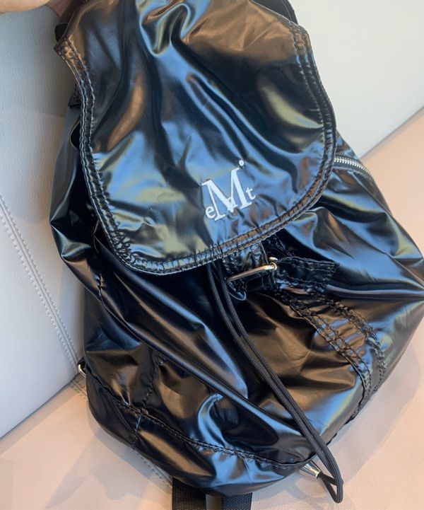 MUSINSA | MUCENT GLOSSY MINI BACKPACK (2Color)