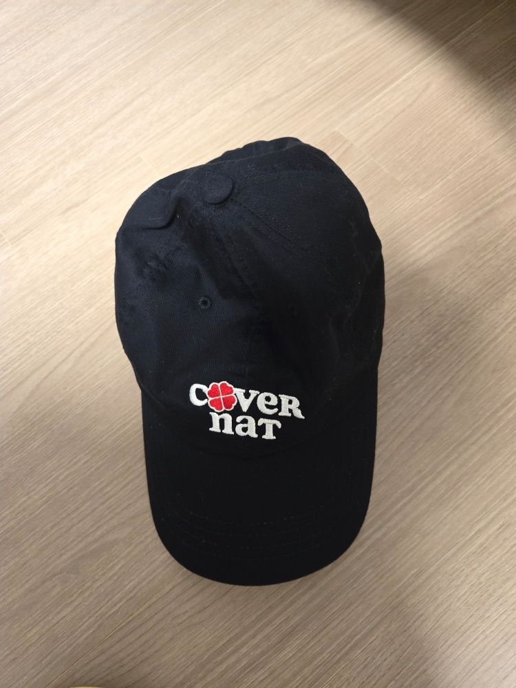 ★23SS★【COVERNAT】★heart clover embroidered ball ca.p★ MUSINSA | COVERNAT WOMAN Clover Heart Embroidered Ball Cap Navy
